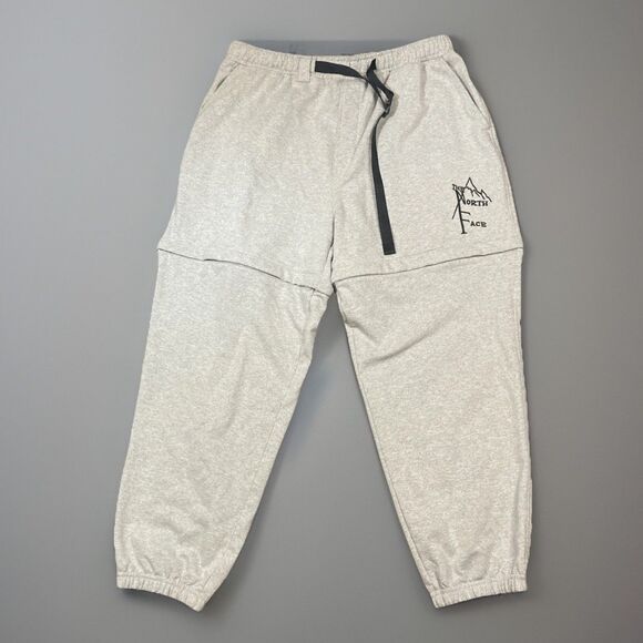 The North Face 1966 Convertible Pants/ Shorts Grey HTR Relaxed Size XL Y2K - Picture 1 of 9